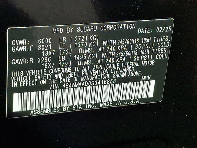 2025 Subaru Ascent Premium