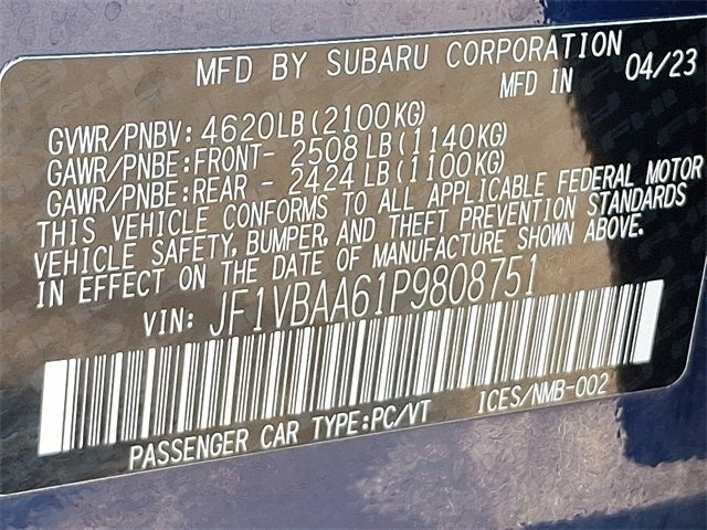 2023 Subaru WRX Base