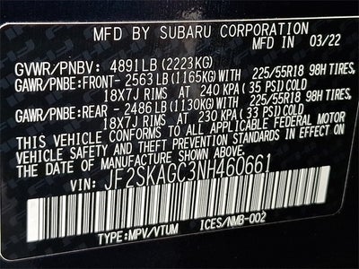 2022 Subaru Forester Sport