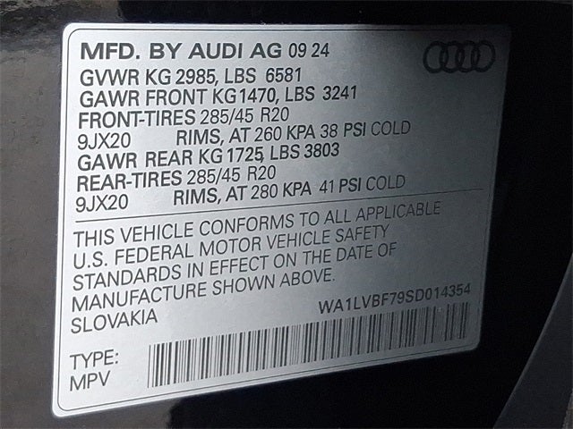 2025 Audi Q7 55 Premium Plus quattro