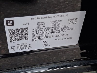 2020 Chevrolet Traverse Premier