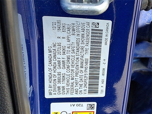 2023 Honda Civic Sport