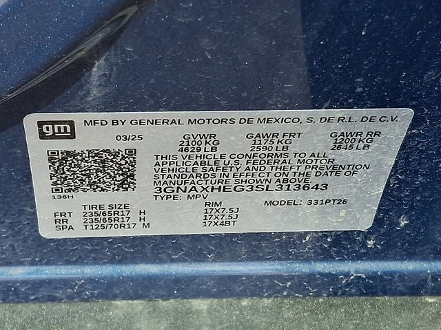 2025 Chevrolet Equinox LT