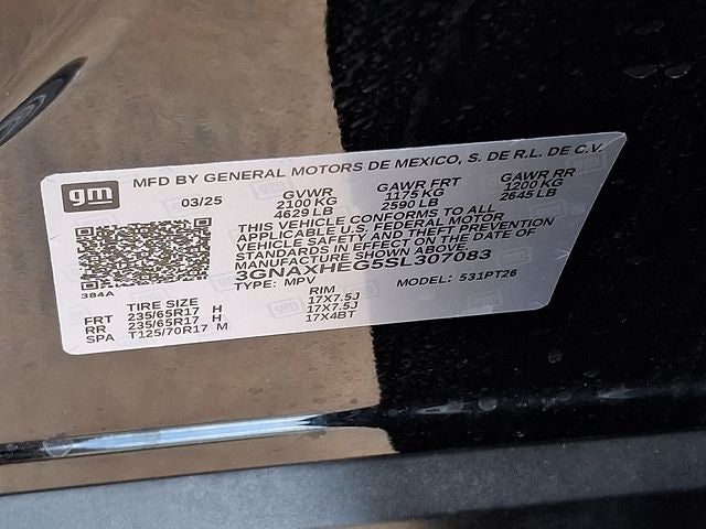 2025 Chevrolet Equinox LT