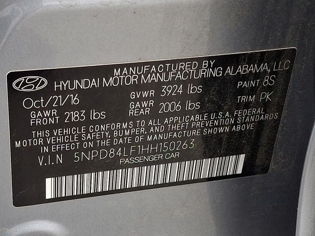 2017 Hyundai Elantra SE