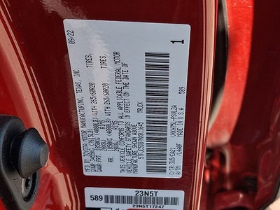 2022 Toyota Tundra Hybrid Limited