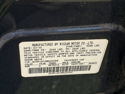 2011 INFINITI M37 Base