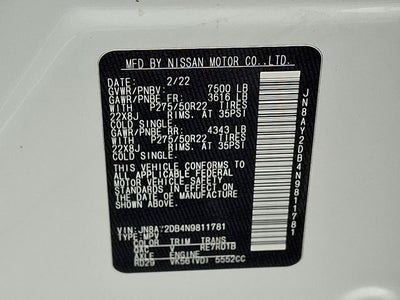 2022 Nissan Armada Platinum