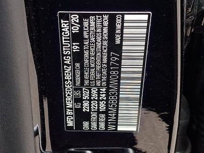 2021 Mercedes-Benz GLB GLB 35 AMG® 4MATIC®