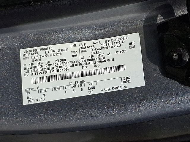 2021 Ford Super Duty F-250 Pickup Platinum