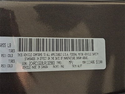 2020 Chrysler Pacifica Limited