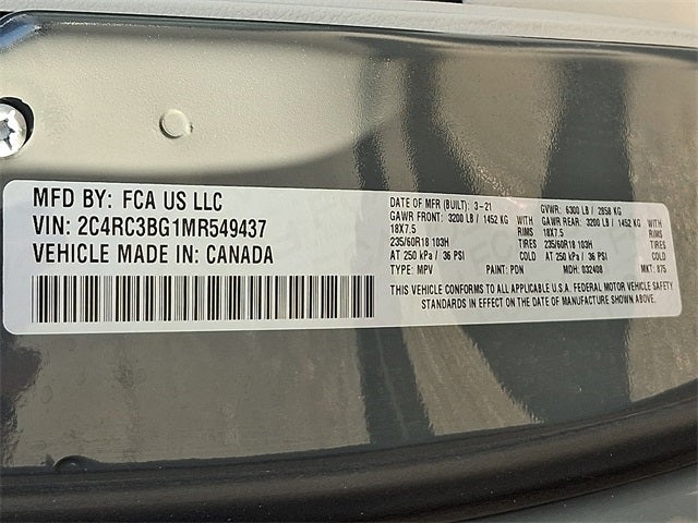 2021 Chrysler Pacifica Touring L