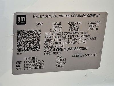 2022 Chevrolet Silverado 2500HD High Country