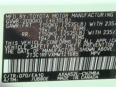 2021 Toyota RAV4 XLE Premium