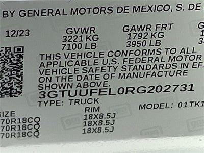 2024 GMC Sierra 1500 AT4X