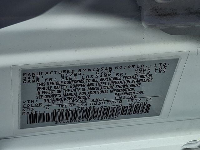 2024 Nissan Sentra SV