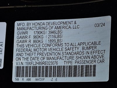 2024 Honda Civic Sport