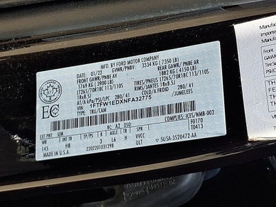 2022 Ford F-150 Lariat