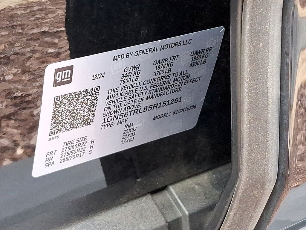 2025 Chevrolet Tahoe High Country