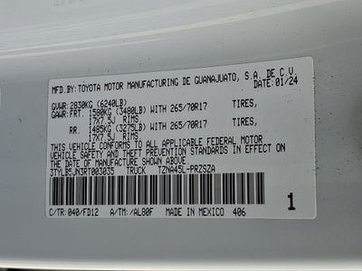 2024 Toyota Tacoma TRD Off-Road