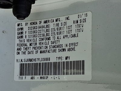 2015 Honda CR-V EX
