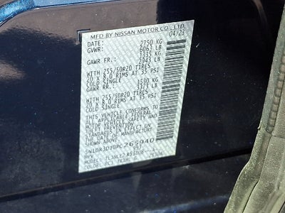 2023 Nissan Pathfinder Platinum