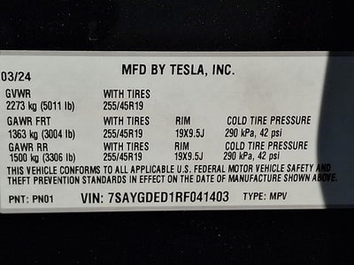 2024 Tesla Model Y Long Range