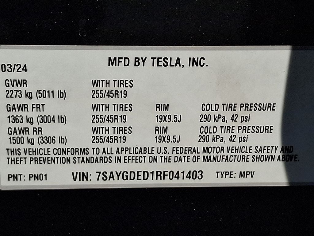 2024 Tesla Model Y Long Range
