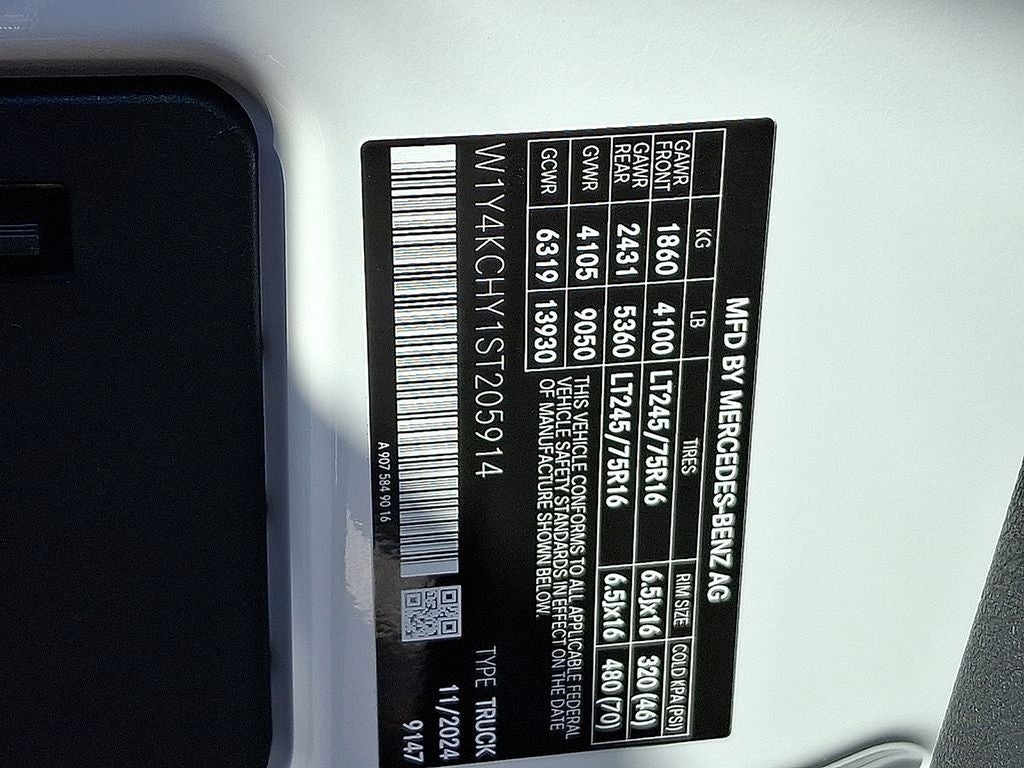 2025 Mercedes-Benz Sprinter 2500 High Roof