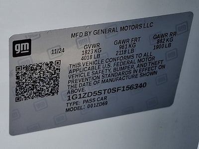 2025 Chevrolet Malibu FWD 1LT
