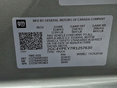 2024 Chevrolet Silverado 2500HD 4WD Crew Cab Standard Bed LTZ