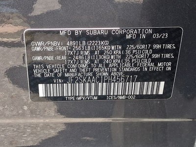 2023 Subaru Forester Base